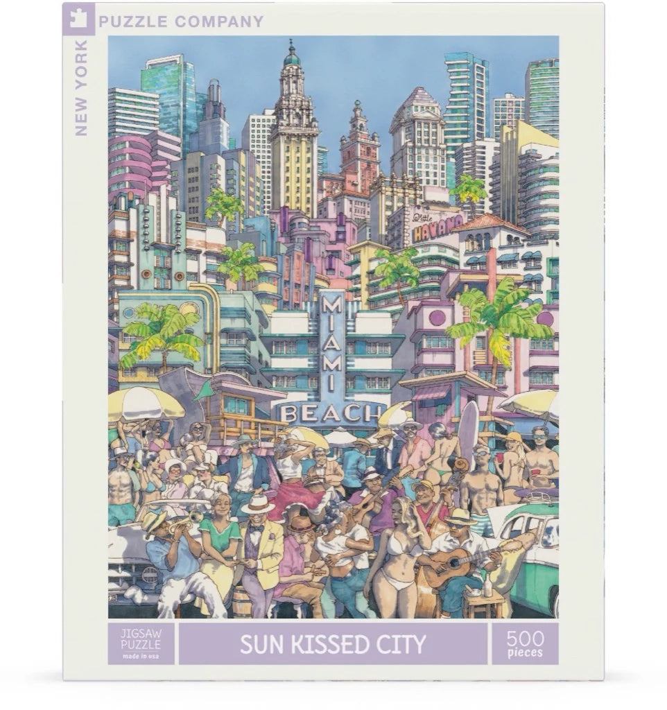 Sun Kissed City - 500 pieces by The New Yorker Puzzle Company