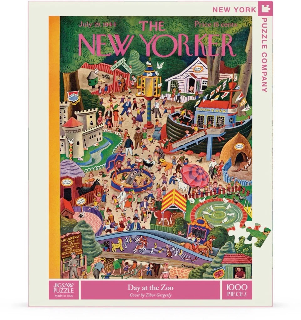 Day at the Zoo - 1000 pieces by The New Yorker Puzzle Company