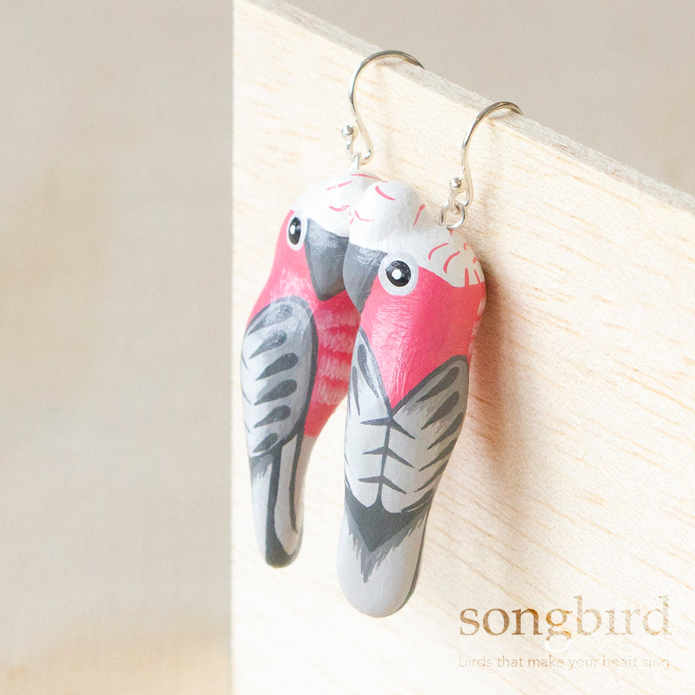 Pink Galah Earrings